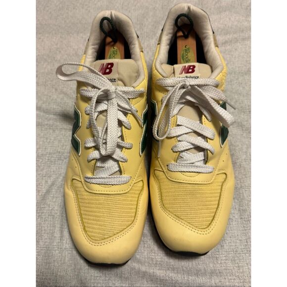 New Balance Size 12 996 U996TD Made USA Sulpher Forest Green - Picture 2 of 9